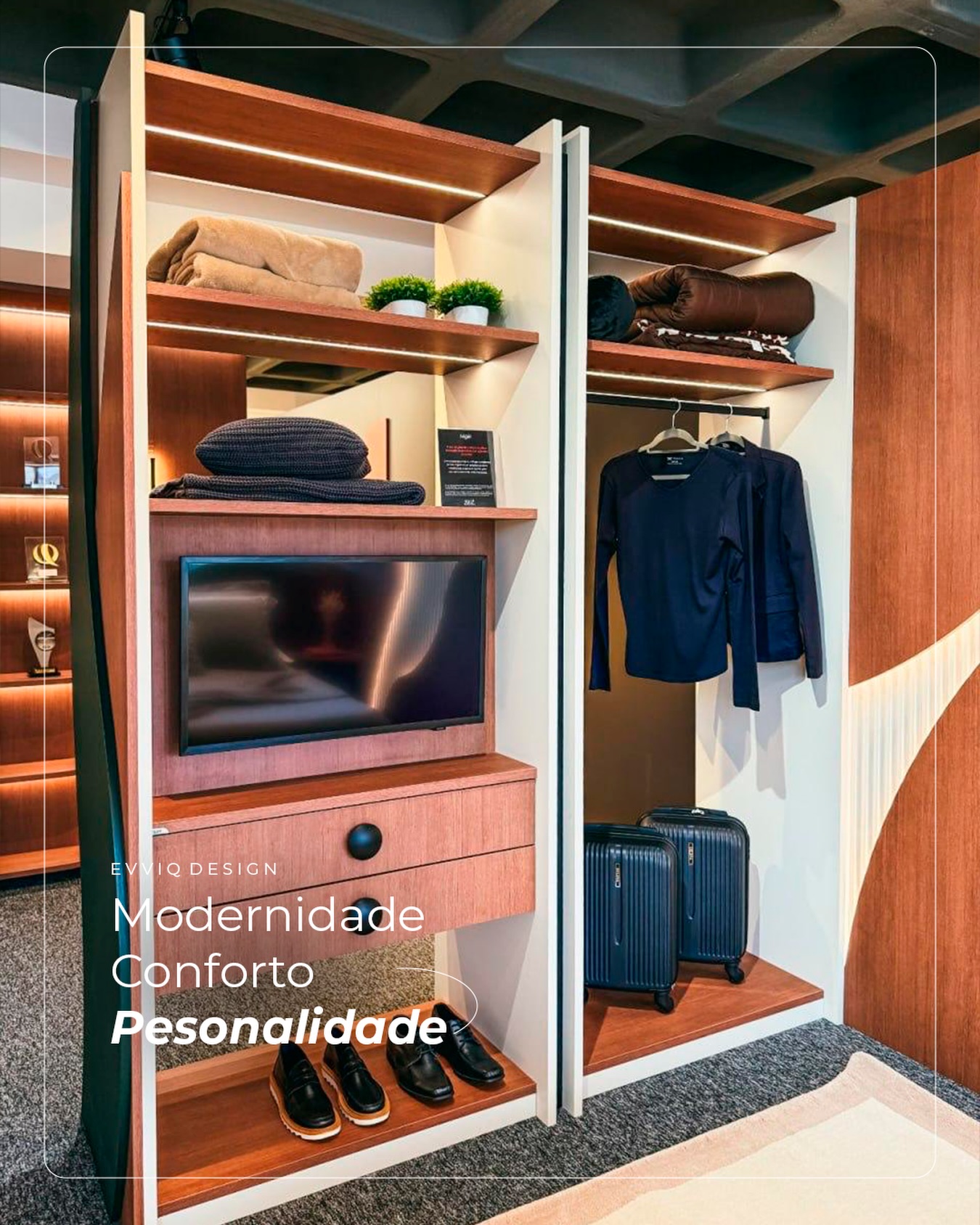 Seu espaço, do seu jeitoMais do que organização, é sobre criar um ambiente que traduz seu estilo, facilita sua rotina e eleva sua experiência todos os dias.
Design inteligente, conforto e personalidade em cada detalhe.💬 Envie uma mensagem e comece seu projeto personalizado!